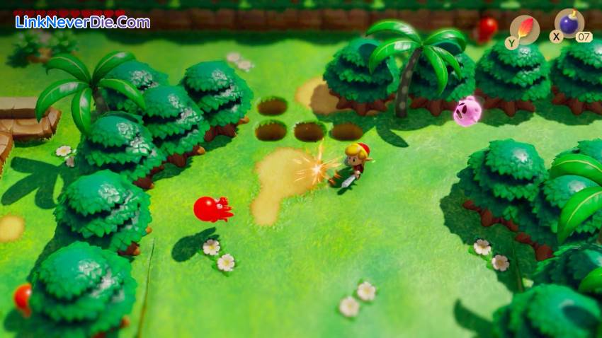 Hình ảnh trong game The Legend of Zelda: Link’s Awakening (screenshot)