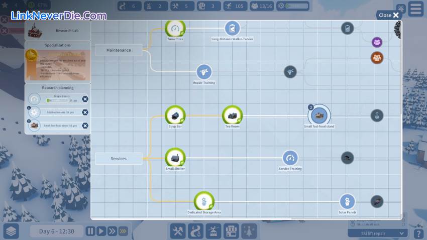 Hình ảnh trong game Snowtopia: Ski Resort Tycoon (screenshot)