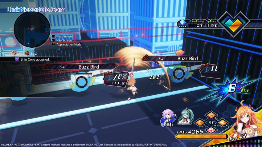 Hình ảnh trong game Neptunia Virtual Stars (screenshot)