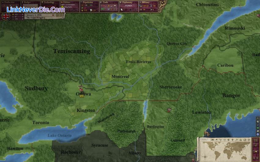 Hình ảnh trong game Victoria II (screenshot)