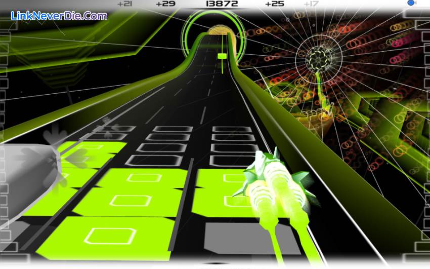 Hình ảnh trong game Audiosurf (screenshot)