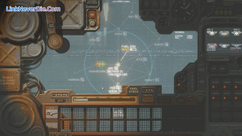 Hình ảnh trong game HighFleet (screenshot)