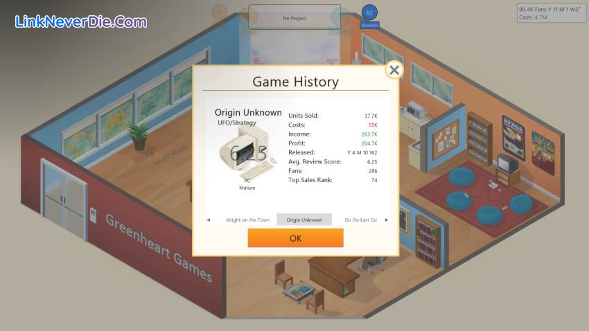 Hình ảnh trong game Game Dev Tycoon (screenshot)