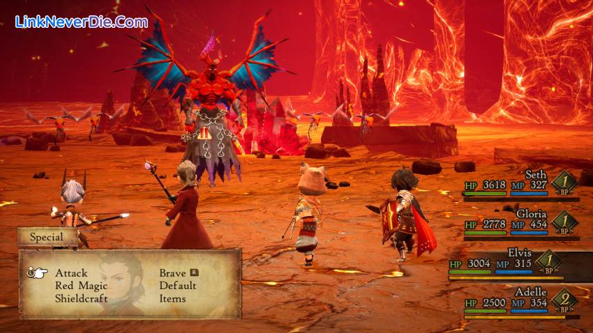 Hình ảnh trong game BRAVELY DEFAULT II (screenshot)