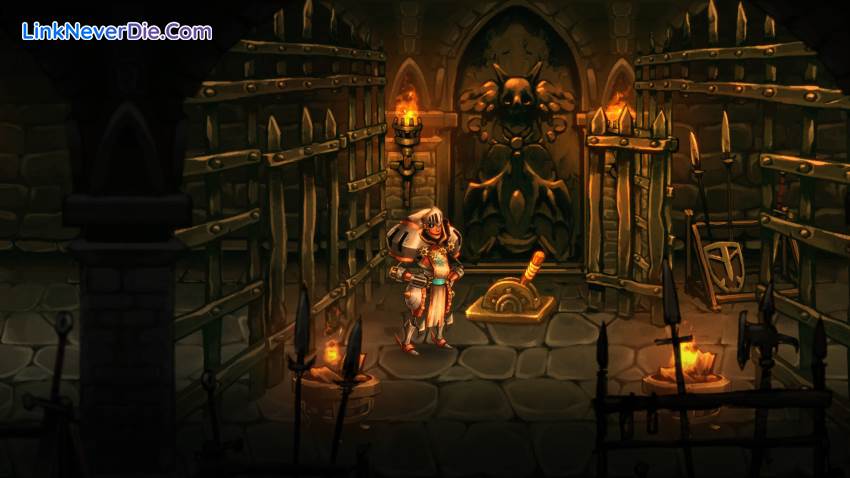 Hình ảnh trong game SteamWorld Quest: Hand of Gilgamech (screenshot)