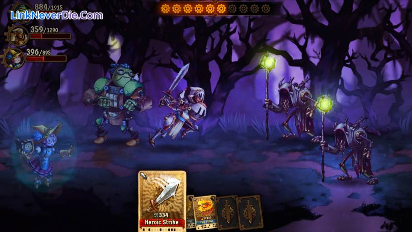 Hình ảnh trong game SteamWorld Quest: Hand of Gilgamech (screenshot)