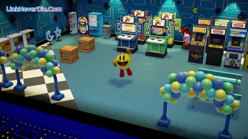 Hình ảnh trong game PAC-MAN MUSEUM+ (screenshot)