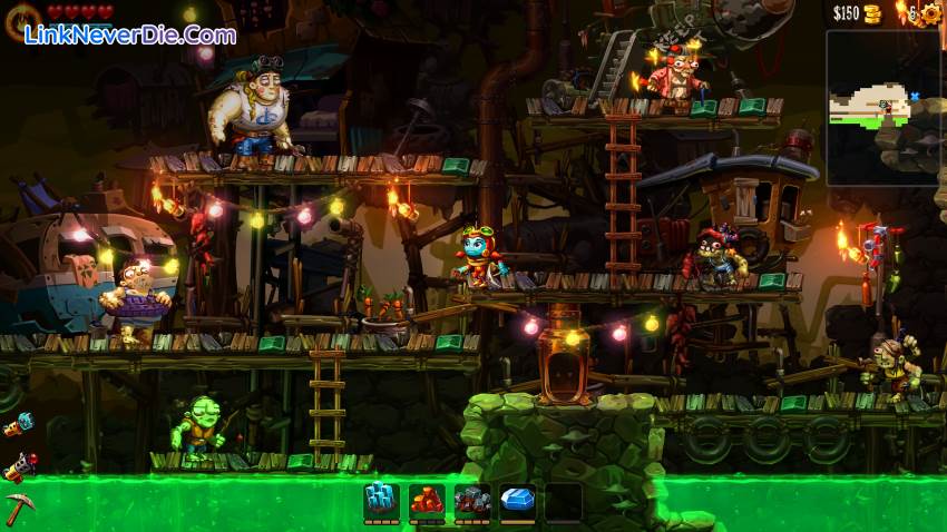 Hình ảnh trong game SteamWorld Dig 2 (screenshot)