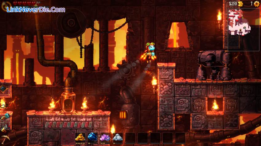 Hình ảnh trong game SteamWorld Dig 2 (screenshot)