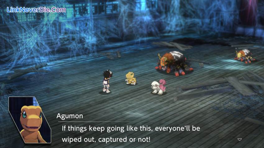 Hình ảnh trong game Digimon Survive (screenshot)