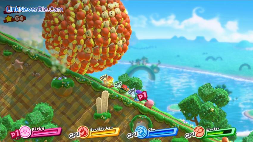 Hình ảnh trong game Kirby Star Allies (screenshot)