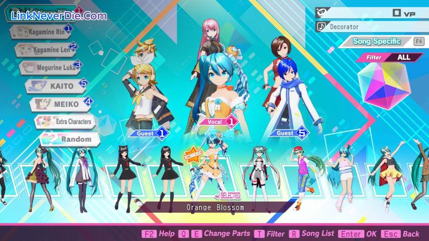 Hình ảnh trong game Hatsune Miku: Project DIVA Mega Mix (screenshot)