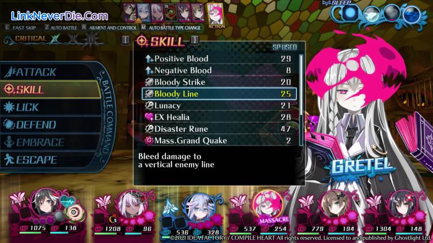 Hình ảnh trong game Mary Skelter 2 (screenshot)