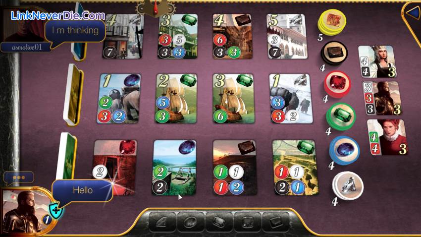 Hình ảnh trong game Splendor (screenshot)