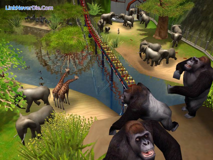 Hình ảnh trong game RollerCoaster Tycoon 3 (screenshot)