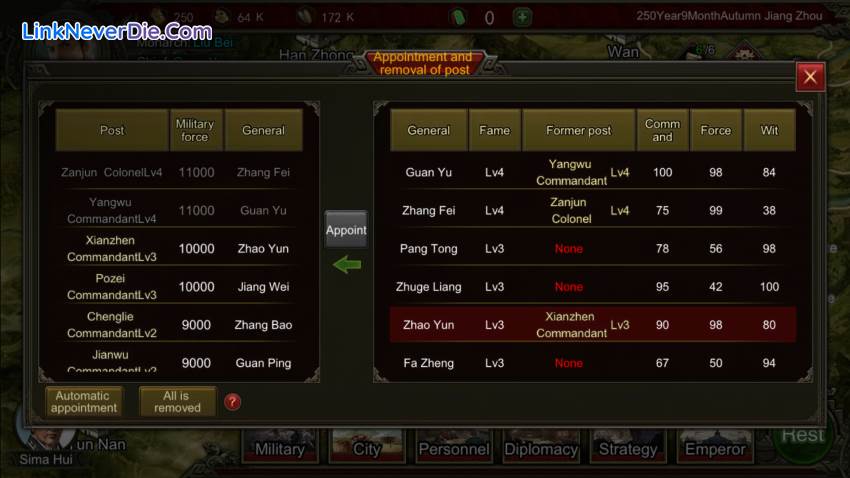 Hình ảnh trong game Rise Of Three Kingdoms (screenshot)