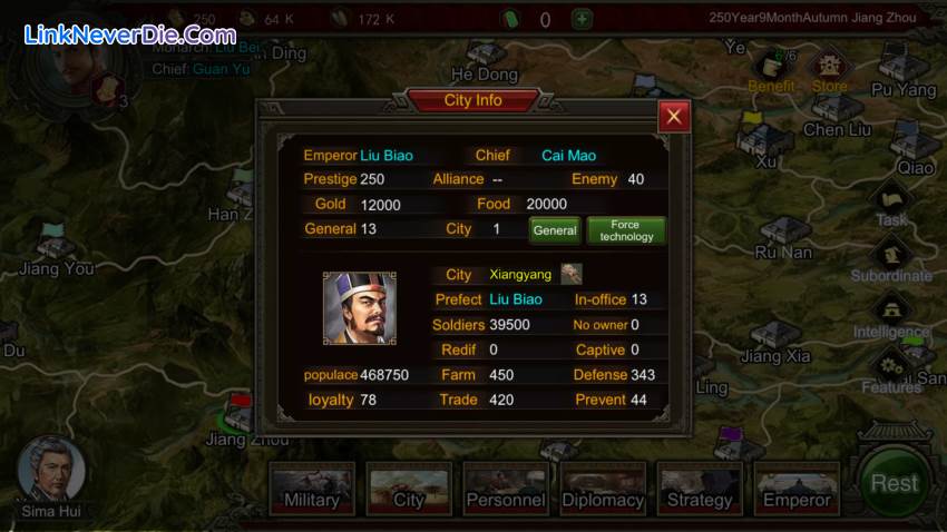 Hình ảnh trong game Rise Of Three Kingdoms (screenshot)