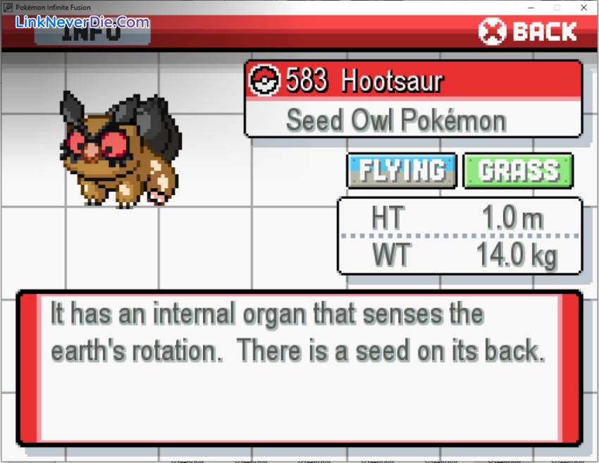 Hình ảnh trong game Pokemon Infinite Fusion (screenshot)