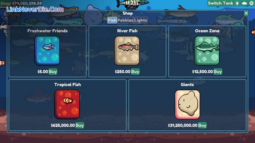 Hình ảnh trong game Chillquarium (screenshot)