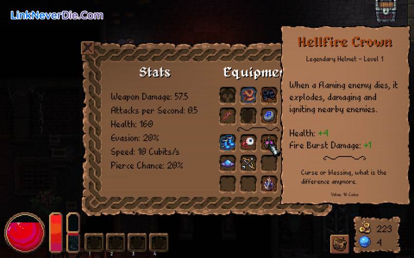 Hình ảnh trong game Into the Necrovale (screenshot)