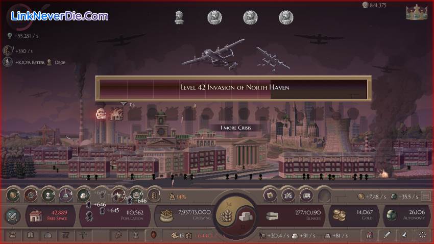 Hình ảnh trong game Microcivilization (screenshot)