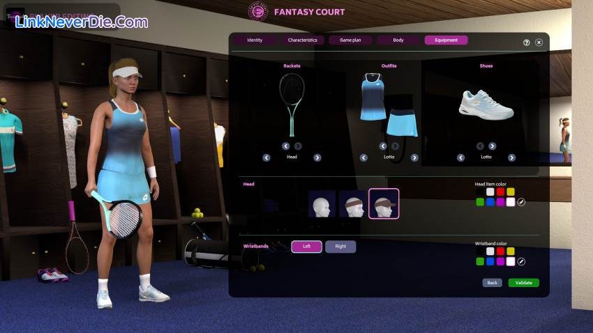 Hình ảnh trong game Tennis Manager 2024 (screenshot)