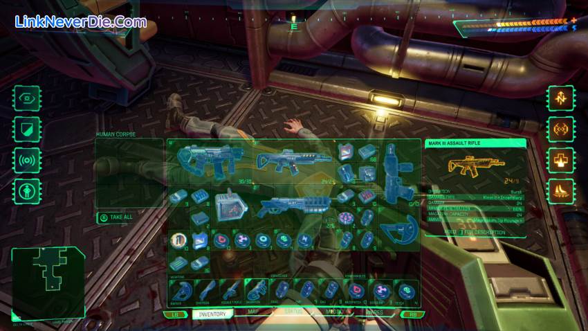 Hình ảnh trong game System Shock (screenshot)