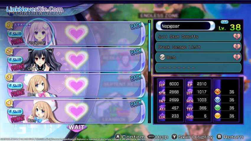 Hình ảnh trong game Hyperdimension Neptunia Re;Birth2: Sisters Generation (screenshot)