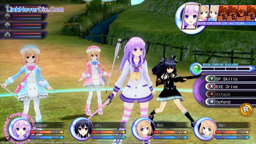 Hình ảnh trong game Hyperdimension Neptunia Re;Birth2: Sisters Generation (screenshot)