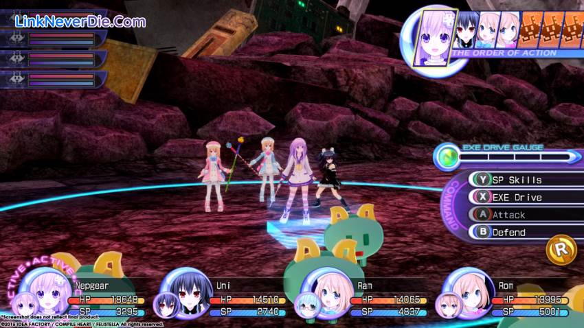 Hình ảnh trong game Hyperdimension Neptunia Re;Birth2: Sisters Generation (screenshot)