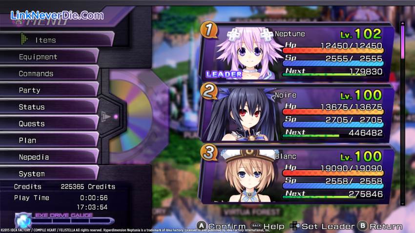 Hình ảnh trong game Hyperdimension Neptunia Re;Birth1 (screenshot)