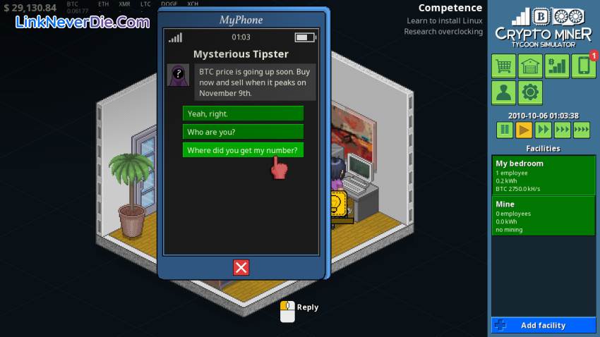 Hình ảnh trong game Crypto Miner Tycoon Simulator (screenshot)