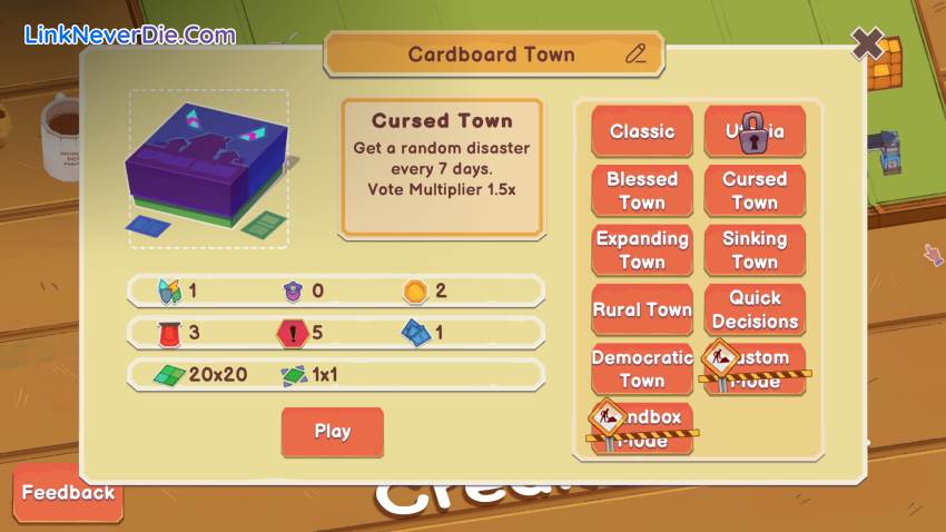 Hình ảnh trong game Cardboard Town (screenshot)