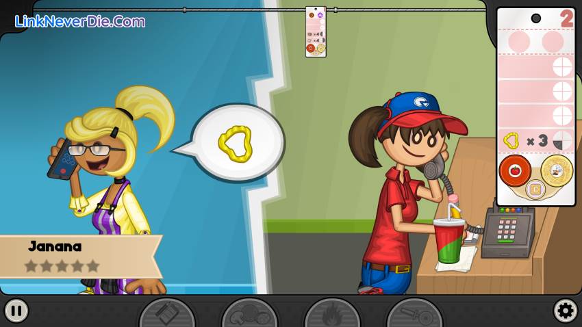 Hình ảnh trong game Papa's Pizzeria Deluxe (screenshot)