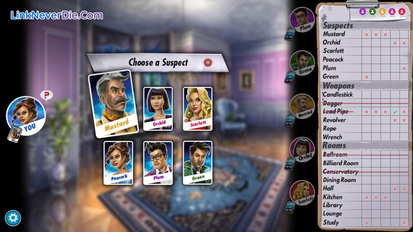 Hình ảnh trong game Clue/Cluedo: Classic Edition (screenshot)