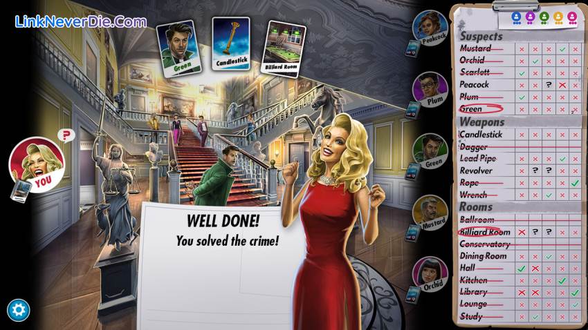 Hình ảnh trong game Clue/Cluedo: Classic Edition (screenshot)