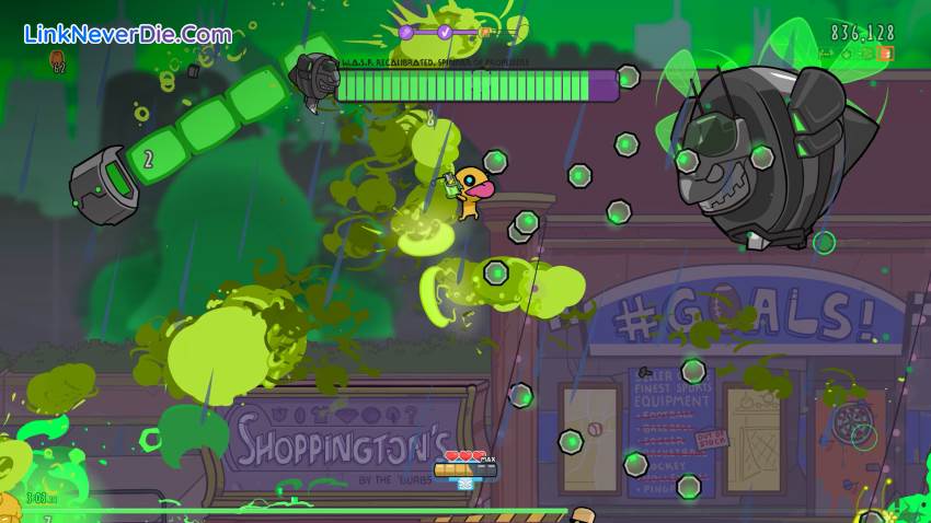 Hình ảnh trong game Alien Hominid Invasion (screenshot)