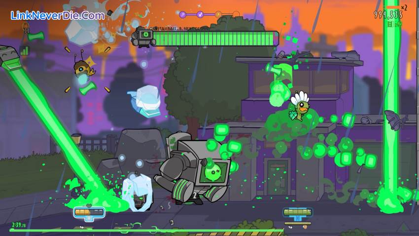 Hình ảnh trong game Alien Hominid Invasion (screenshot)