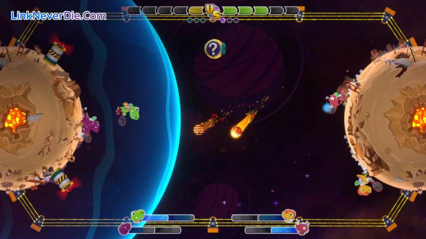 Hình ảnh trong game Dino Galaxy Tennis (screenshot)