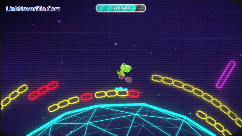 Hình ảnh trong game Dino Galaxy Tennis (screenshot)