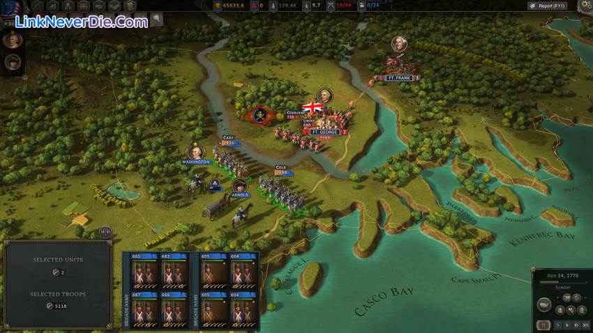 Hình ảnh trong game Ultimate General: American Revolution (screenshot)