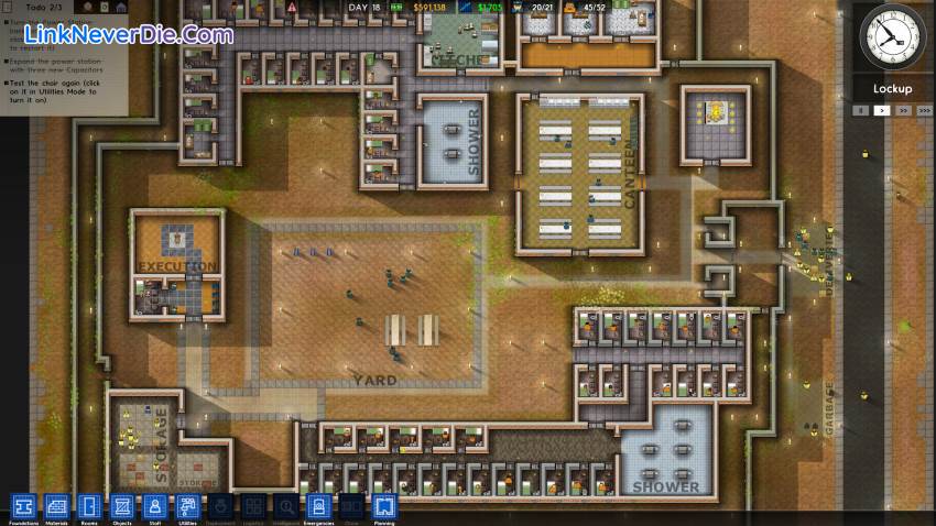 Hình ảnh trong game Prison Architect (screenshot)