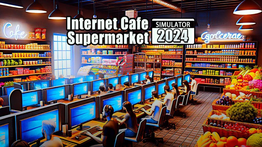 Internet Cafe & Supermarket Simulator 2024 cover